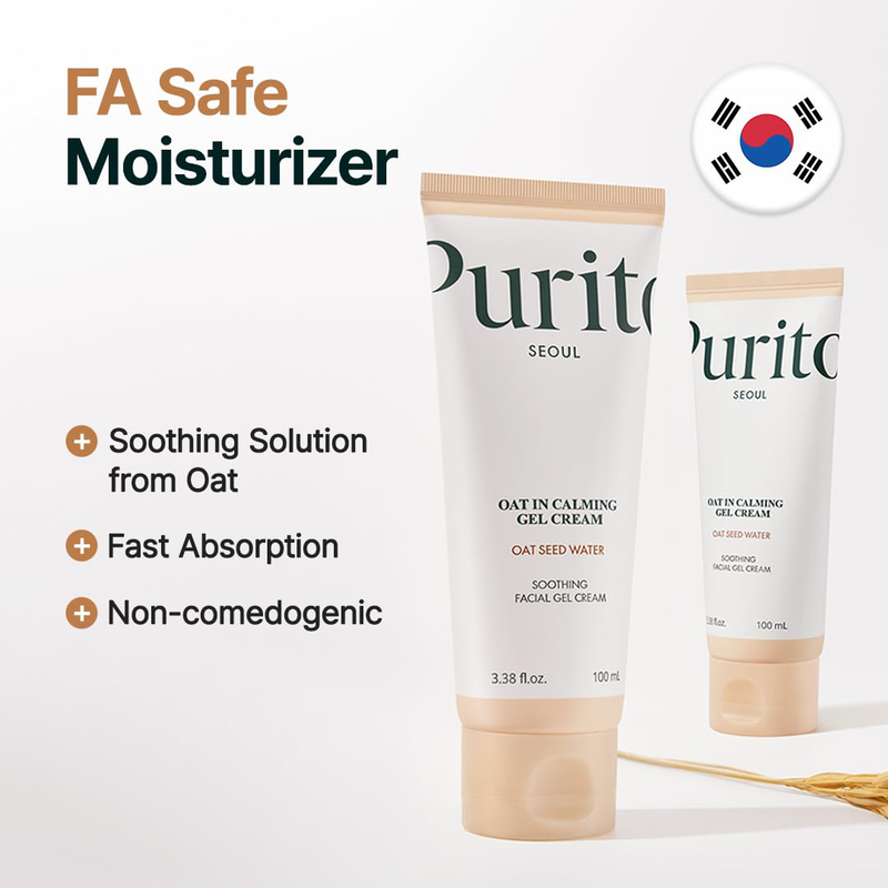 Purito seoul oat-in calming gel cream 100 ml | lightweight soothing moisturizer, , medium-null