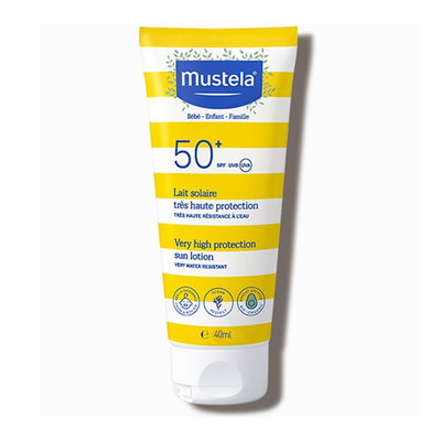 Mustela sun face lotion SPF50 very high protection 40ml, , medium