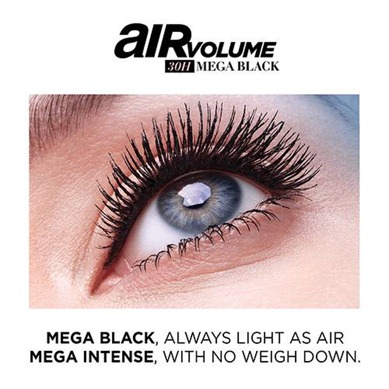 Product image: Air volume μascara 30h mega black - extra black-null