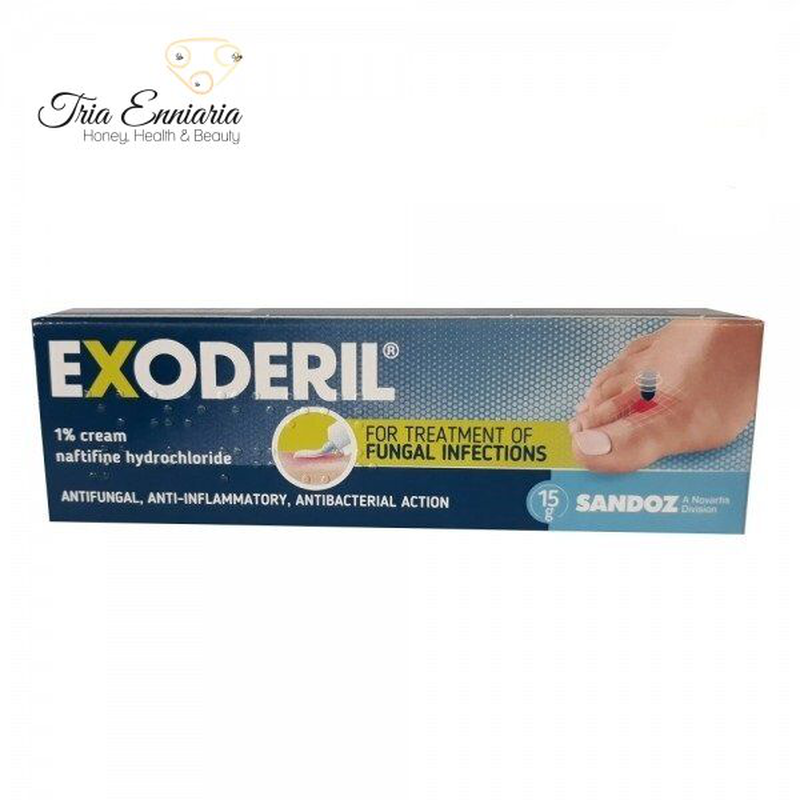Cream for fungus on the legs, exoderil 1%, , medium image number null