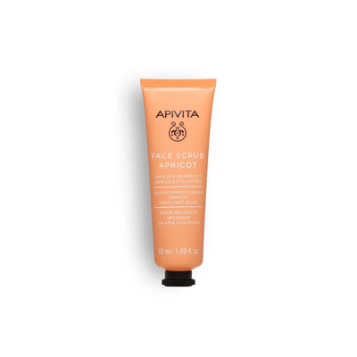 Apivita face scrub with apricot – 50ml, , medium