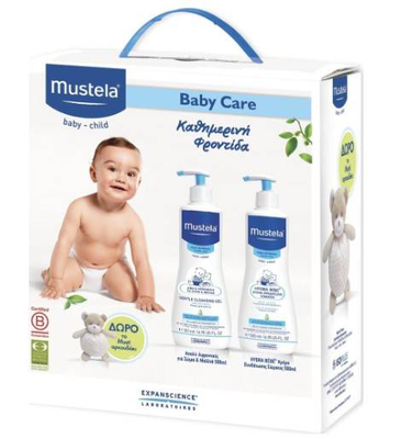 Mustela Cleansing Gel (500ml) + Hydra Lotion (300ml) Set