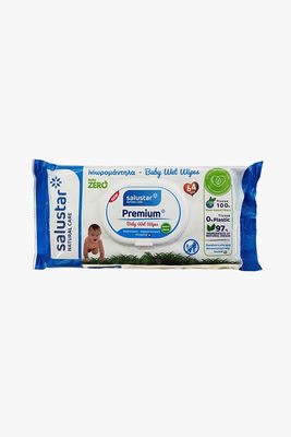Baby zero wet wipes x64
