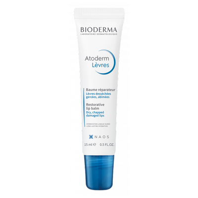Bioderma atoderm baume levres εντατική φροντίδα θρέψης & αναδόμησης για τα χείλη 15ml, , medium