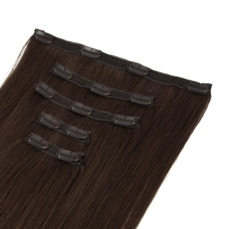 Product image: Clip in 5 pcs classic 50-52cm 4/choco brownie, , medium-null