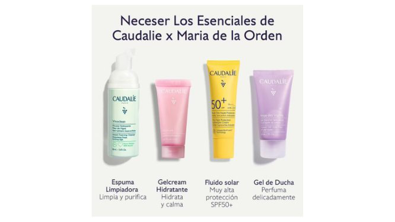 Caudalie | essentials x maria de la orden promo vinoclean &alpha;&phi;&rho;ό&sigmaf; &kappa;&alpha;&theta;&alpha;&rho;&iota;&sigma;&mu;&omicron;ύ &pi;&rho;&omicron;&sigma;ώ&pi;&omicron;&upsilon; 50ml & vinohydra &epsilon;&nu;&upsilon;&delta;&alpha;&tau;&iota;&kappa;ό &tau;&zeta;&epsilon;&lambda; 15ml & vinosun &alpha;&nu;&tau;&eta;&lambda;&iota;&alpha;&kappa;ή &kappa;&rho;έ&mu;&alpha; SPF50+ 20ml & ange des vignes &alpha;&phi;&rho;ό&lambda;&omicron;&upsilon;&tau;&rho;&omicron; 30ml & &nu;&epsilon;&sigma;&epsilon;&sigma;έ&rho; | 1&sigma;&epsilon;&tau;, , medium-null