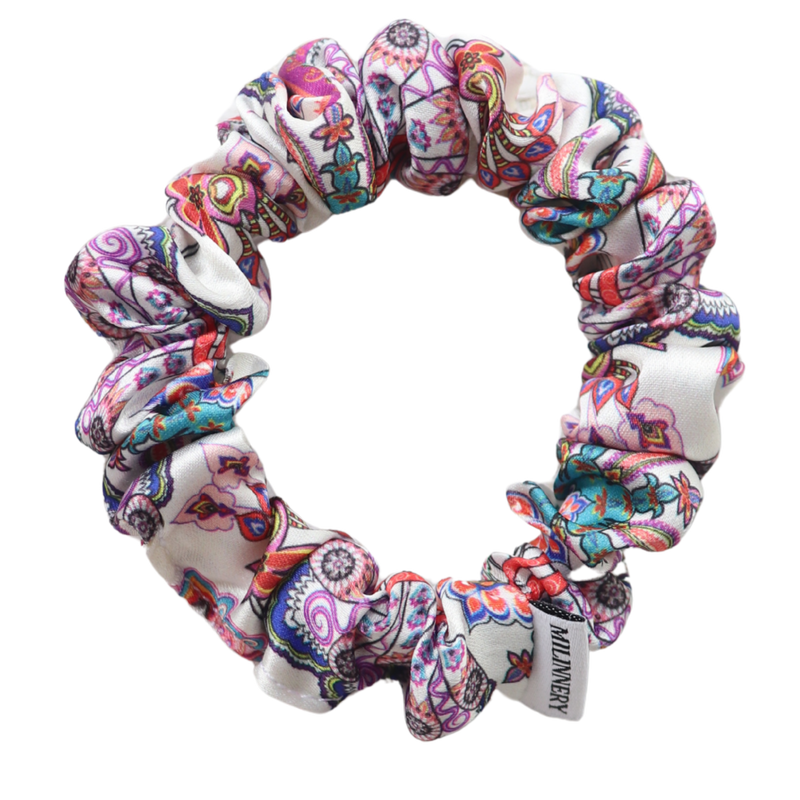 Amethyst haze satin scrunchie-null