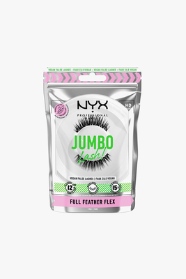 Jumbo lash! Vegan false lashes - full feather flex 07, , medium