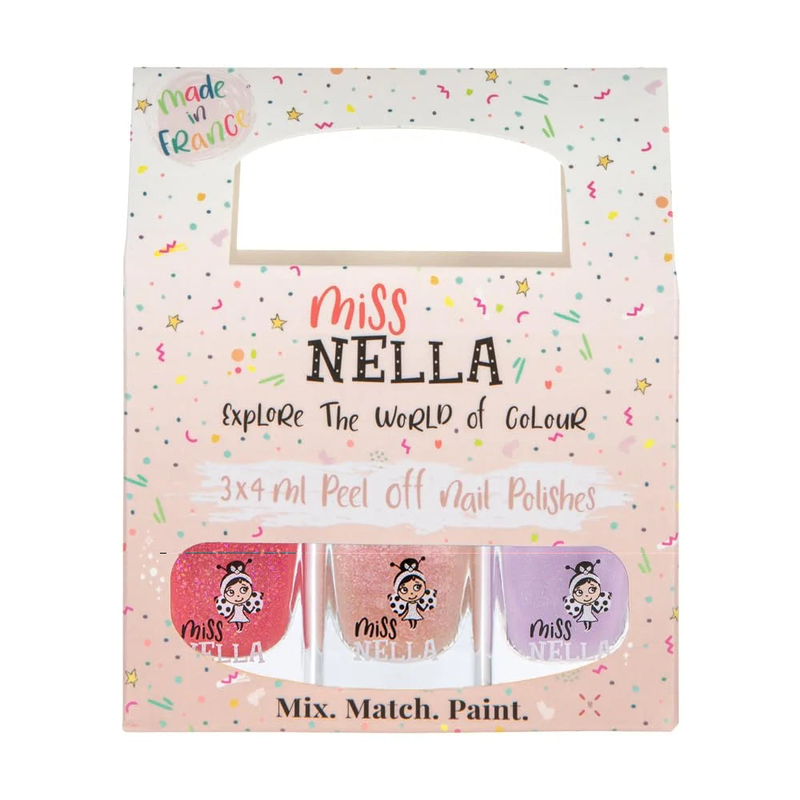 Miss nella nail polish 3 pack - assorted colours, , medium image number null