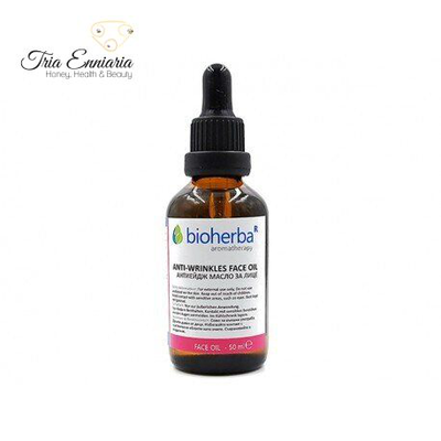 Anti-aging anti-wrinkle face oil, 50 ml, bioherba