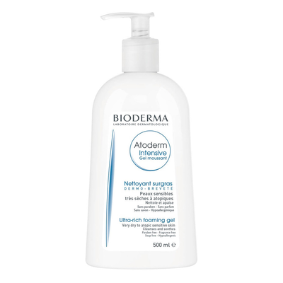 Bioderma atoderm intensive ultra rich foaming gel for very dry / atopic sensitive skin 500ml, , medium