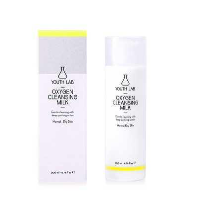 Youth lab oxygen cleansing milk, for all skin types 200ml, , medium
