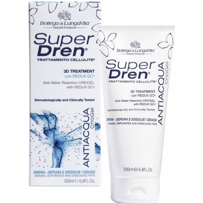 Product image: Bottega di lungavita superdren cellulite anti water criogel 200ml-null