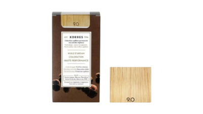 Korres argan oil advanced colorant with pigment-lock technology 9.0 very light blonde,50ml, , medium