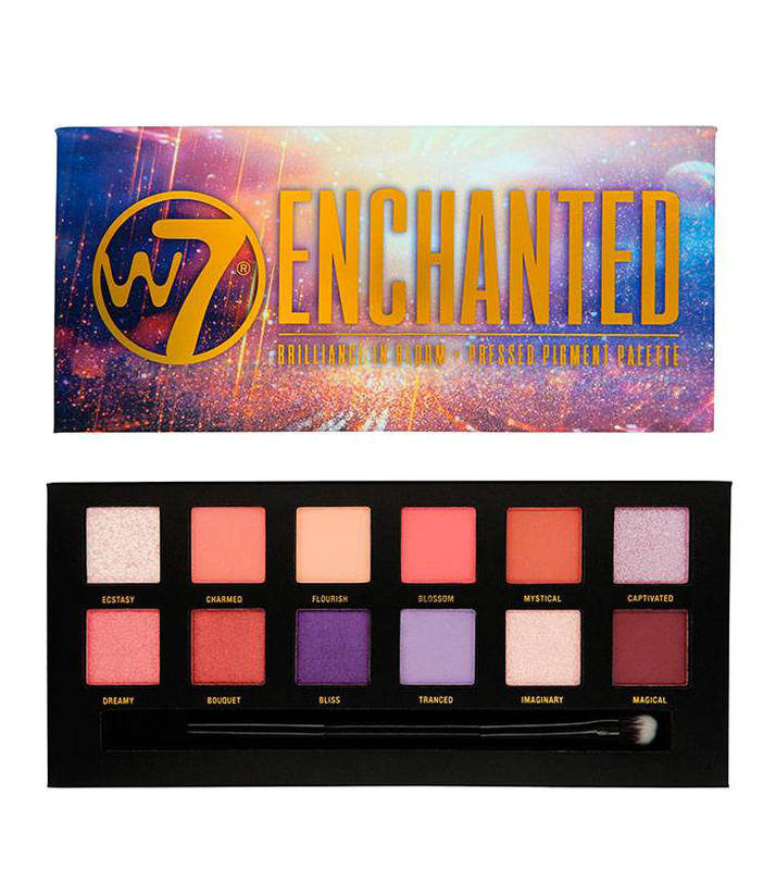 W7 enchanted pressed pigment palette-null