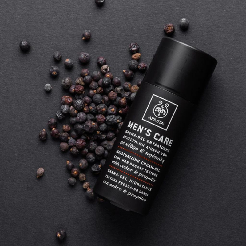 Apivita men's care moisturizing cream-gel with cedar & propolis x 50ml-null