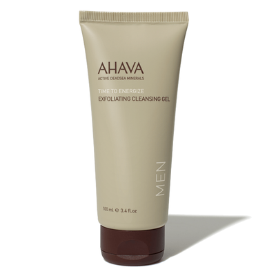 Ahava time to energize men exfoliating cleansing gel 100ml