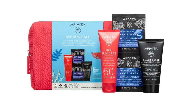Product image: Apivita bee sun safe hydra fresh face gel-cream SPF50 set, , medium-null