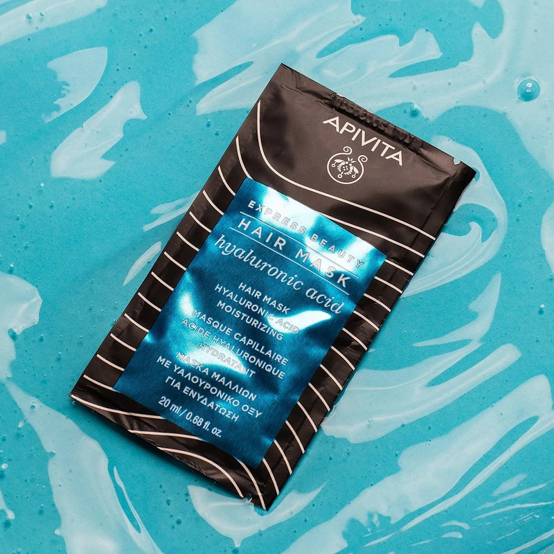 Apivita express beauty hyaluronic acid moisturizing hair mask x 20ml image number null