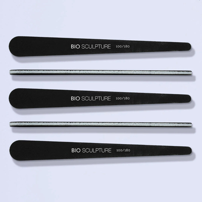 Tear drop black file 100/180, Single, medium