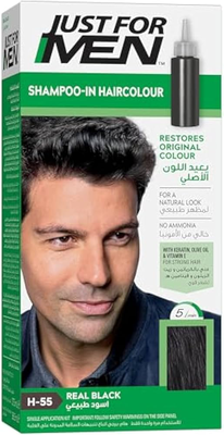 Just for men real black hair