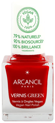 Arcancil vernis green vegan nail polish coquelicot no 100, , medium