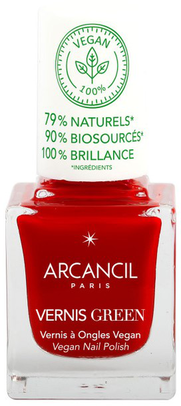 Product image: Arcancil vernis green vegan nail polish coquelicot no 100-null