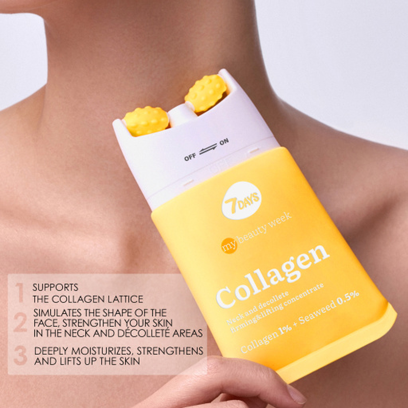 Product image: Neck and décolleté cream firming and lifting collagen & 3d massager-null