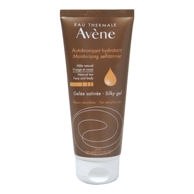 Avene autobrozant moisturizing self- tanner silky gel face& body 100ml