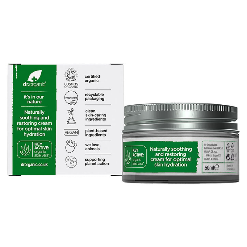 Dr organic aloe vera concentrated cream 50ml-null