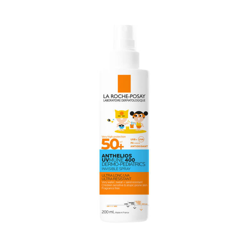 La roche-posay anthelios uvmune 400 dermo-paediatrics invisible spray (SPF50+) 200ml, , medium-null