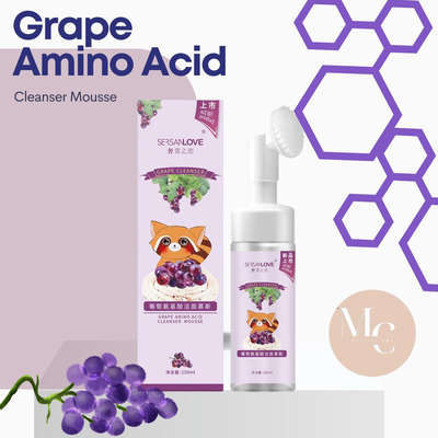 Sersanlove grape amino acid cleanser mousse