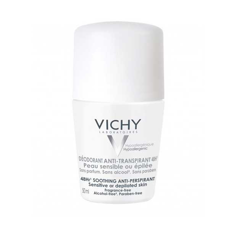 Vichy anti-transpirant soothing sensitive roll-on 48h 50ml-null