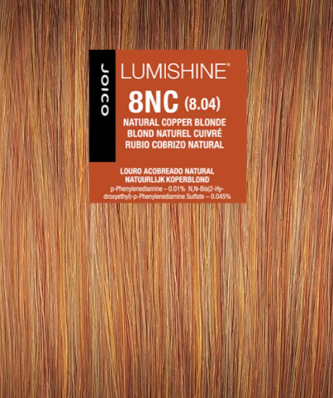 Joico lumishine permanent creme color - 8nc/8.04, , medium-null