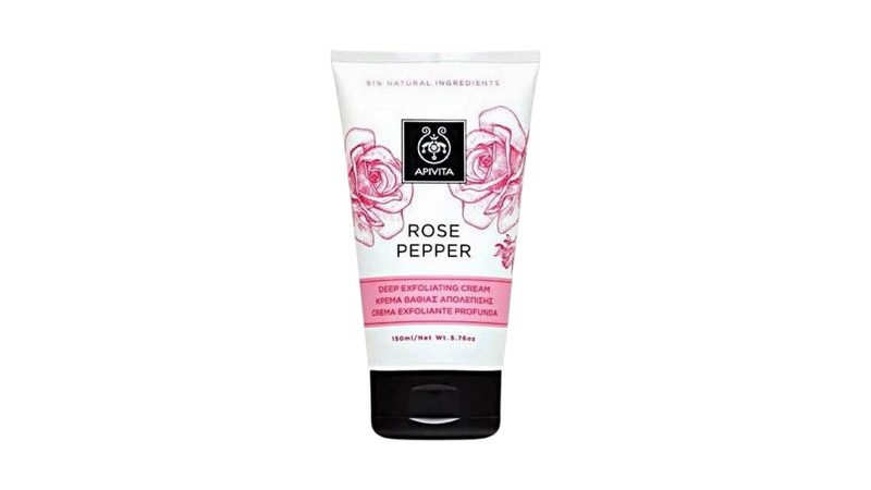 Apivita rose pepper deep exfoliating cream, , medium-null
