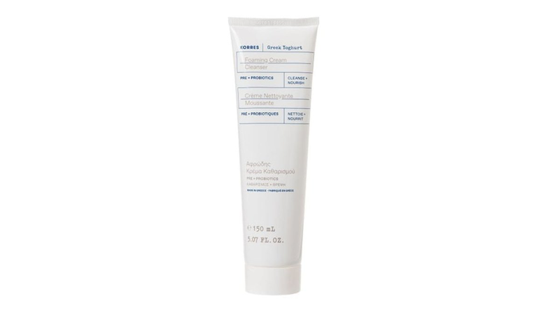 Korres greek yoghurt foaming cream cleanser with pre- + probiotics 150ml, , medium-null