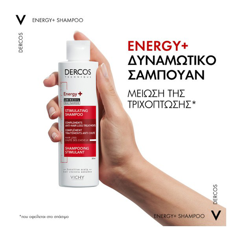 Vichy dercos energising shampoo 200ml-null