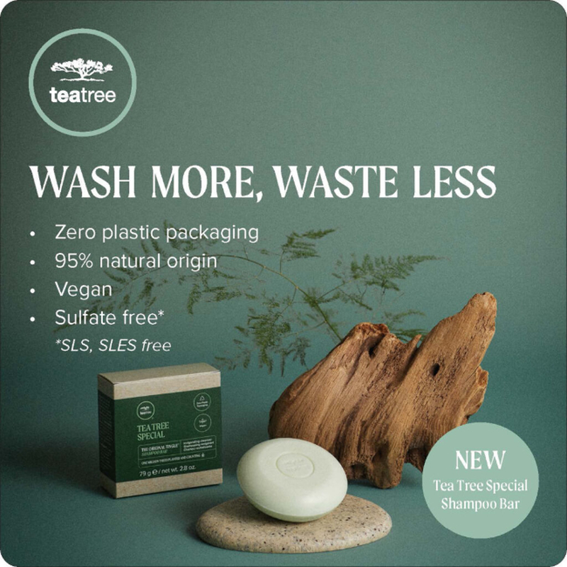 Paul mitchell tea tree special shampoo bar 2.8oz 79g, , medium image number null