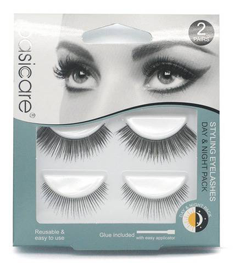Basicare styling eyelashes day & night pack 1923 2pairs, , medium
