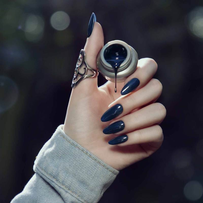 No.268 - blue mushroom nail polish, , medium image number null
