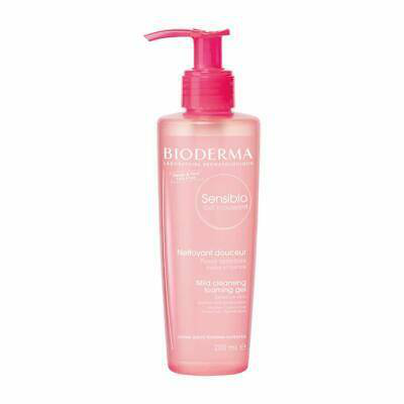 Bioderma sensibio gel moussant, mild cleansing foaming gel with a reinforced hydration 200ml image number null