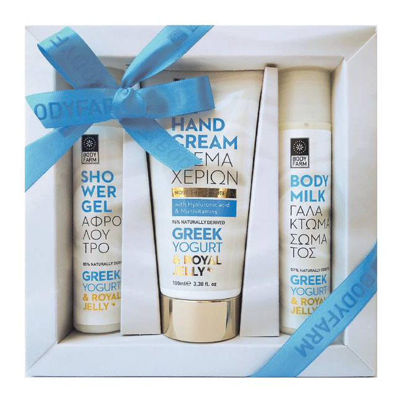 Bodyfarm greek yoghurt shower gel + hand cream 100, . image number null