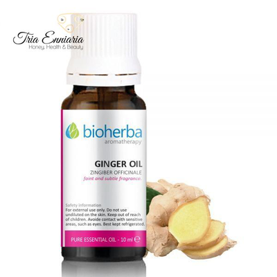 Ginger, pure essential oil, 10 ml, bioherba