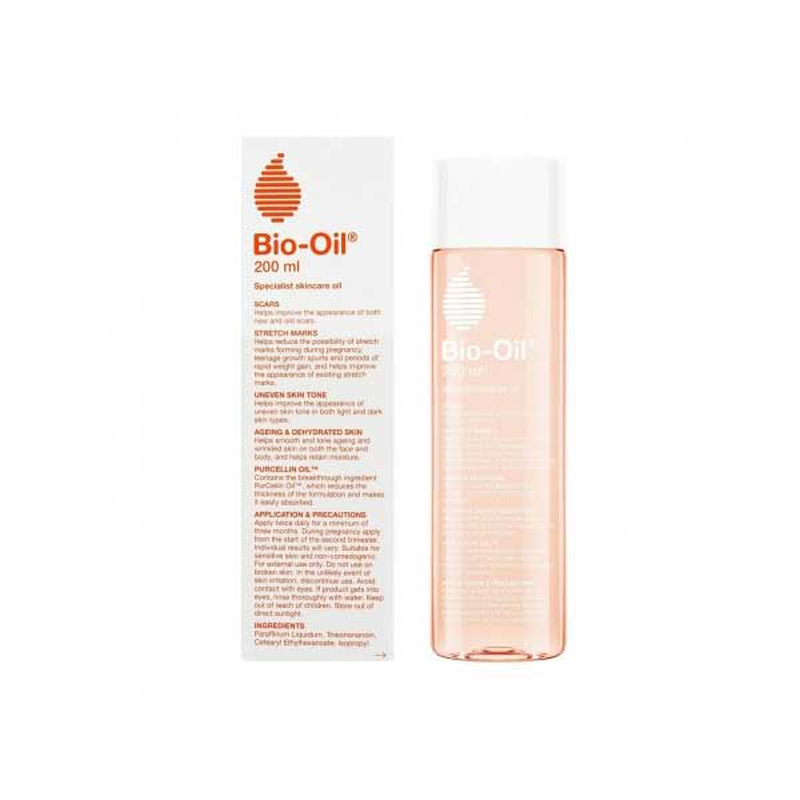 Bio-oil specialist skin care for scars, stretch marks, uneven skin tone, ageing skin, dehydrated skin 200ml-null