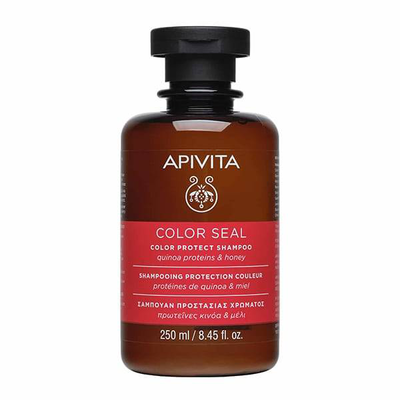 Apivita color seal quinoa proteins & honey shampoo x 250ml, , medium