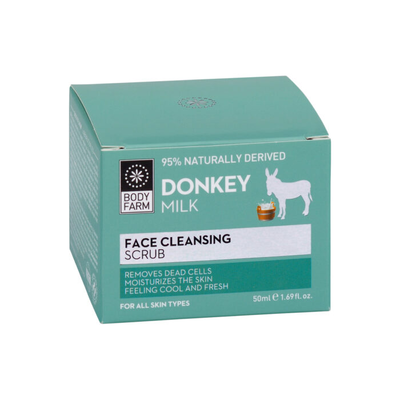 Donkey milk face cleansing scrub 50ml, , medium