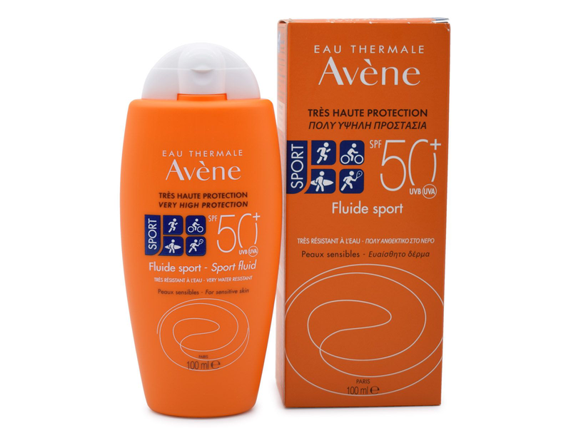 Avene fluide sport SPF 50+ sunscreen ideal for sports activities for face & body 100ml-null