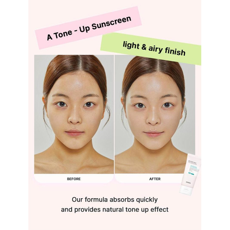Korean cosrx aloe 54.2 aqua tone up sunscreen SPF50+ 50 ml-null