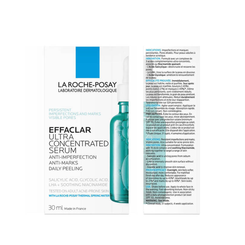 Product image: La roche-posay effaclar serum ultra concentrate. Anti-imperfection& marks daily peeling 30ml-null