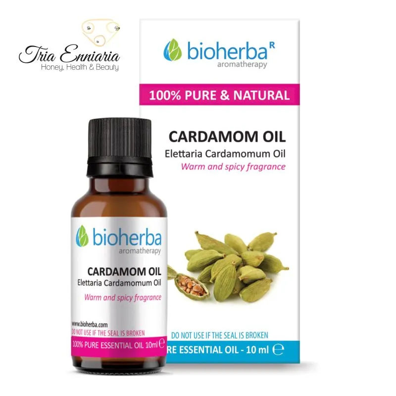 Cardamom, pure essential oil, 10 ml, bioherba, , medium image number null